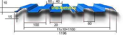 Профнастил С10